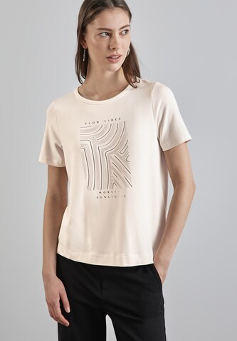 STREET ONE T-Shirt in Weiß: Vorderseite