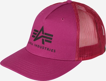raudona ALPHA INDUSTRIES Kepurė: priekis
