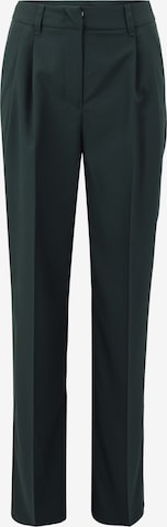 Coupe slim Pantalon à pince zero en vert : devant