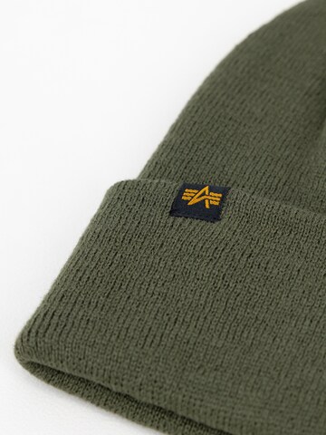 žalia ALPHA INDUSTRIES Megzta kepurė