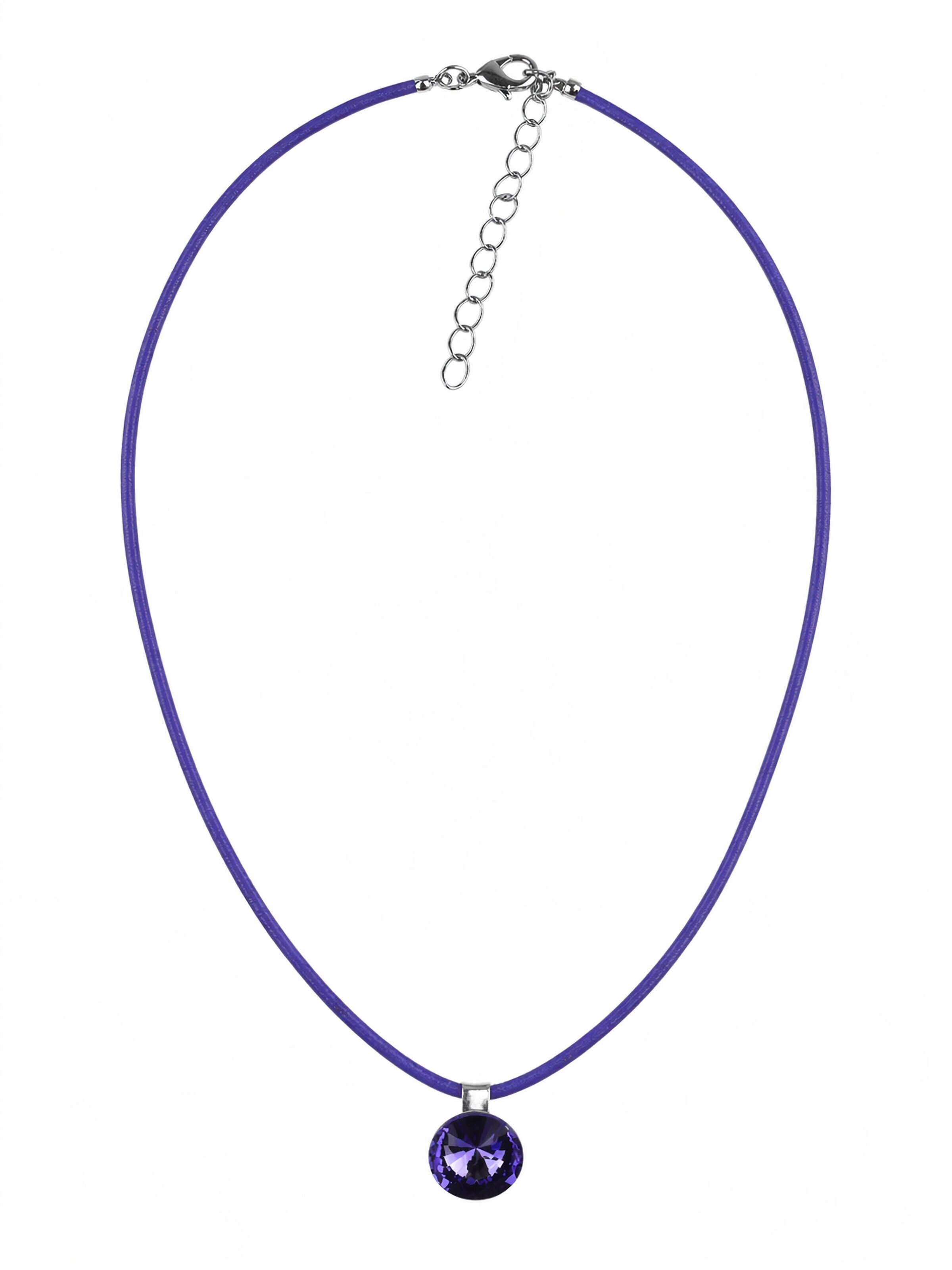 COLLEZIONE ALESSANDRO Necklace 'Frankfurt' in Purple