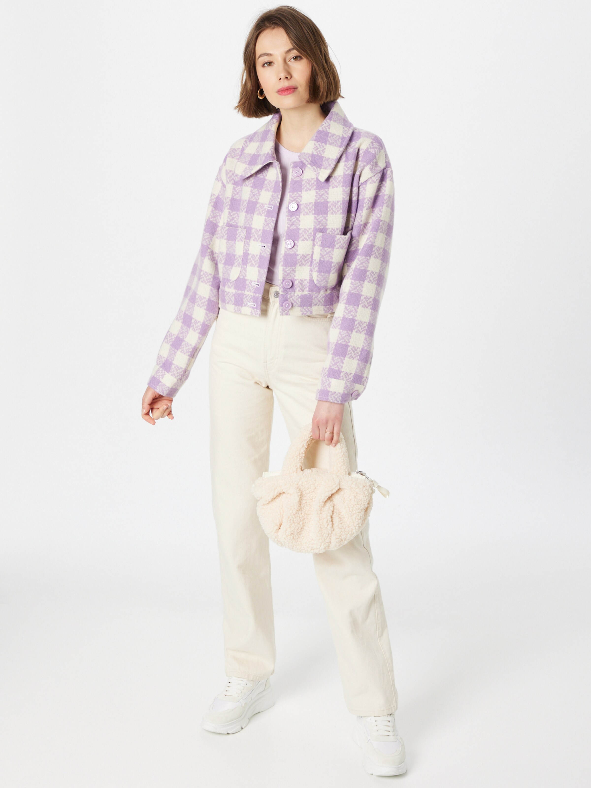 Frauen Jacken Monki Jacke 'Annalie' in Lila - PV00619 Frauen Jacken Monki Jacke 'Annalie' in Lila - PV00619