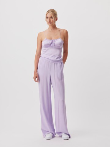 Wide Leg Pantalon 'Paula' LeGer by Lena Gercke en violet