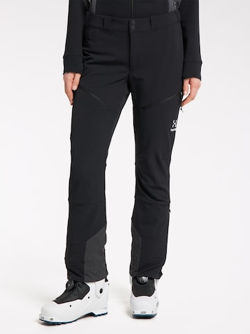 Haglöfs Regular Outdoor Pants 'Discover Touring' in Black: front