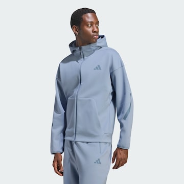 ADIDAS SPORTSWEAR Sportlik trikoojakk 'Z.N.E.', värv sinine: eest vaates