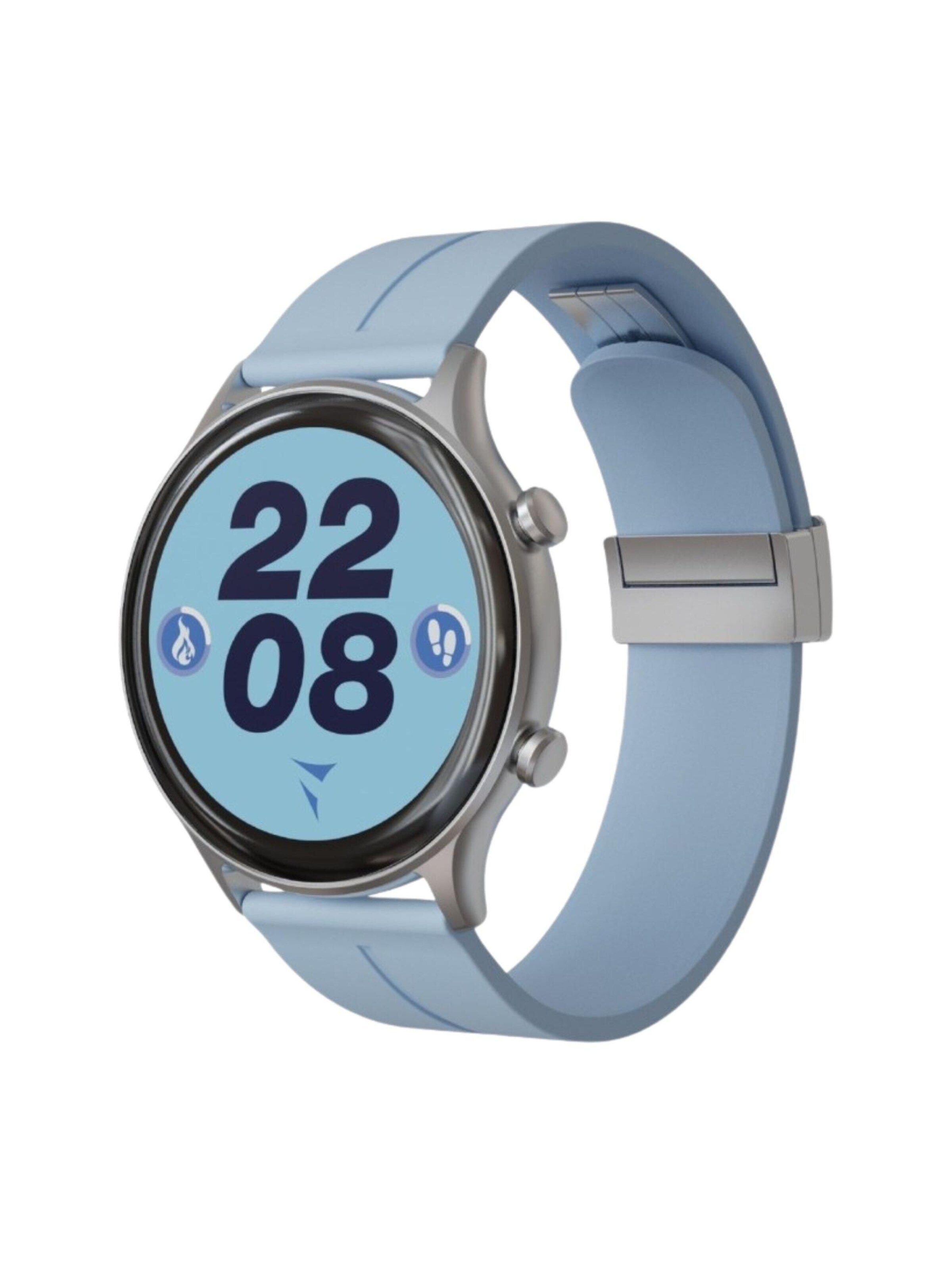 Techmade Digital Watch 'Dynamic 2 Smartwatch - Bundle mit Kopfhörern' in Blue