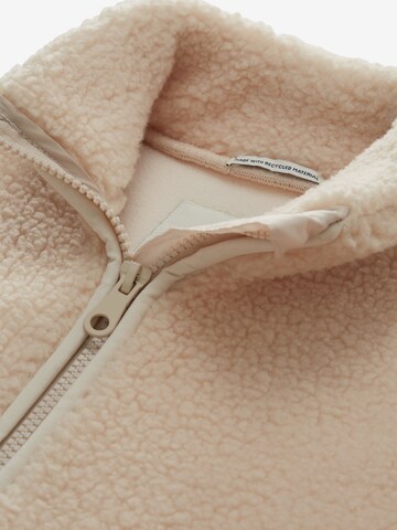 TOM TAILOR Fleece jas in Beige