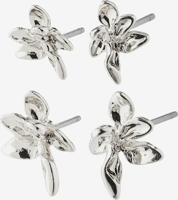 Boucles d'oreilles 'Riko' Pilgrim en argent : devant