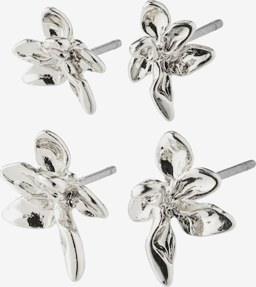Pilgrim Earrings 'Riko' in Silver: front