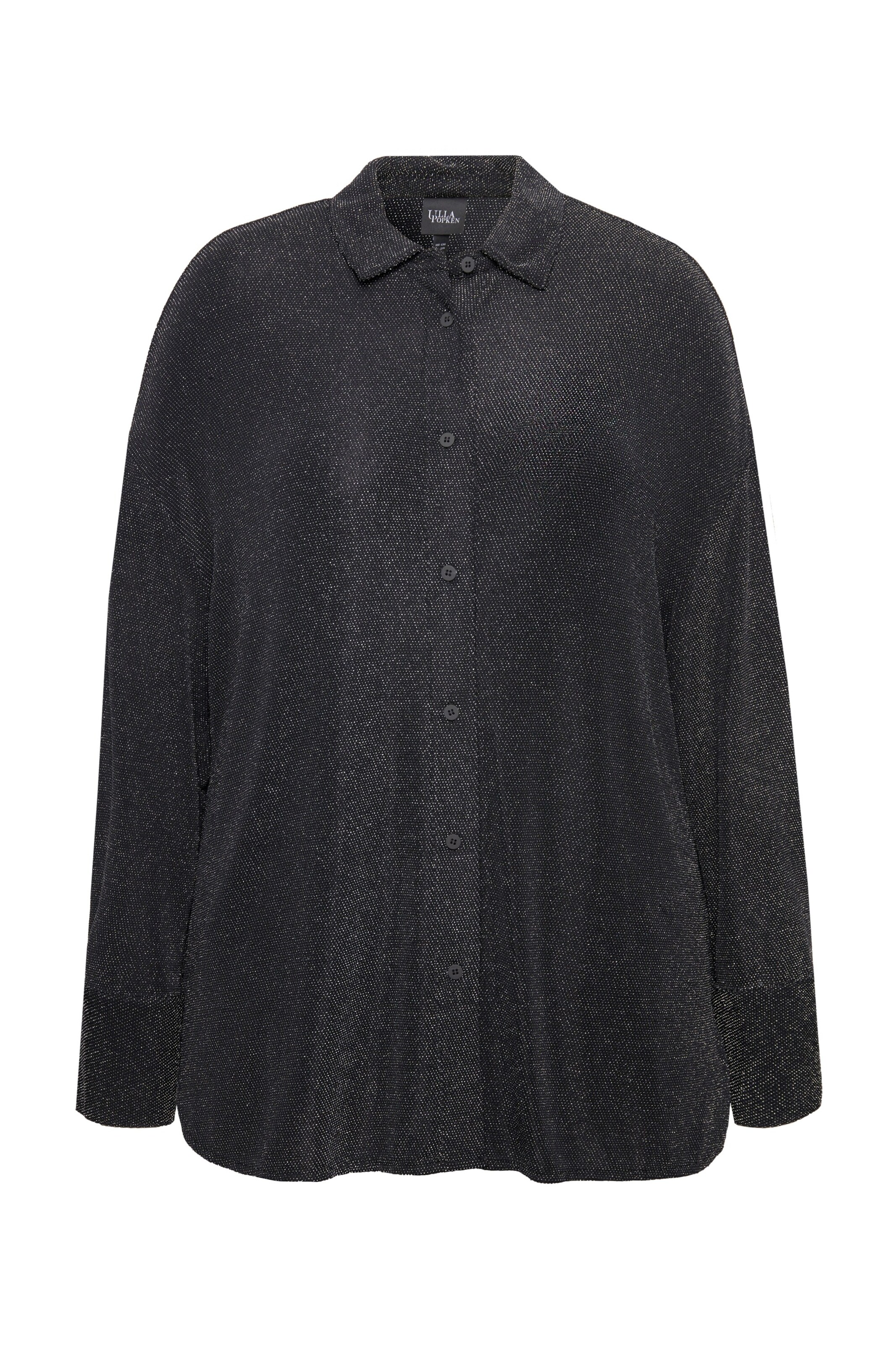 Ulla Popken Bluse in Schwarz: Vorderseite