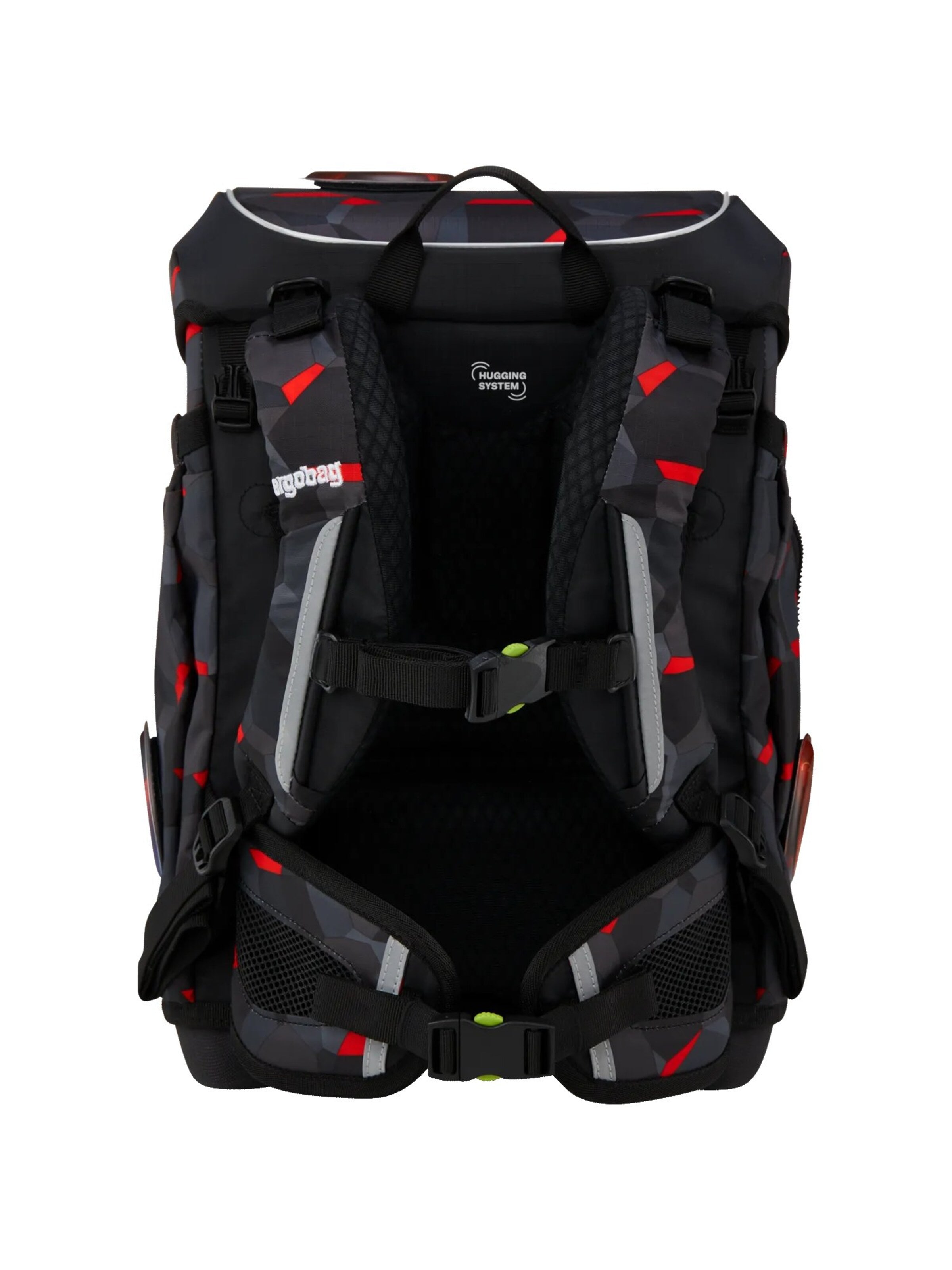 ergobag Backpack 'Schulranzen-Set cubo light Set' in Grey