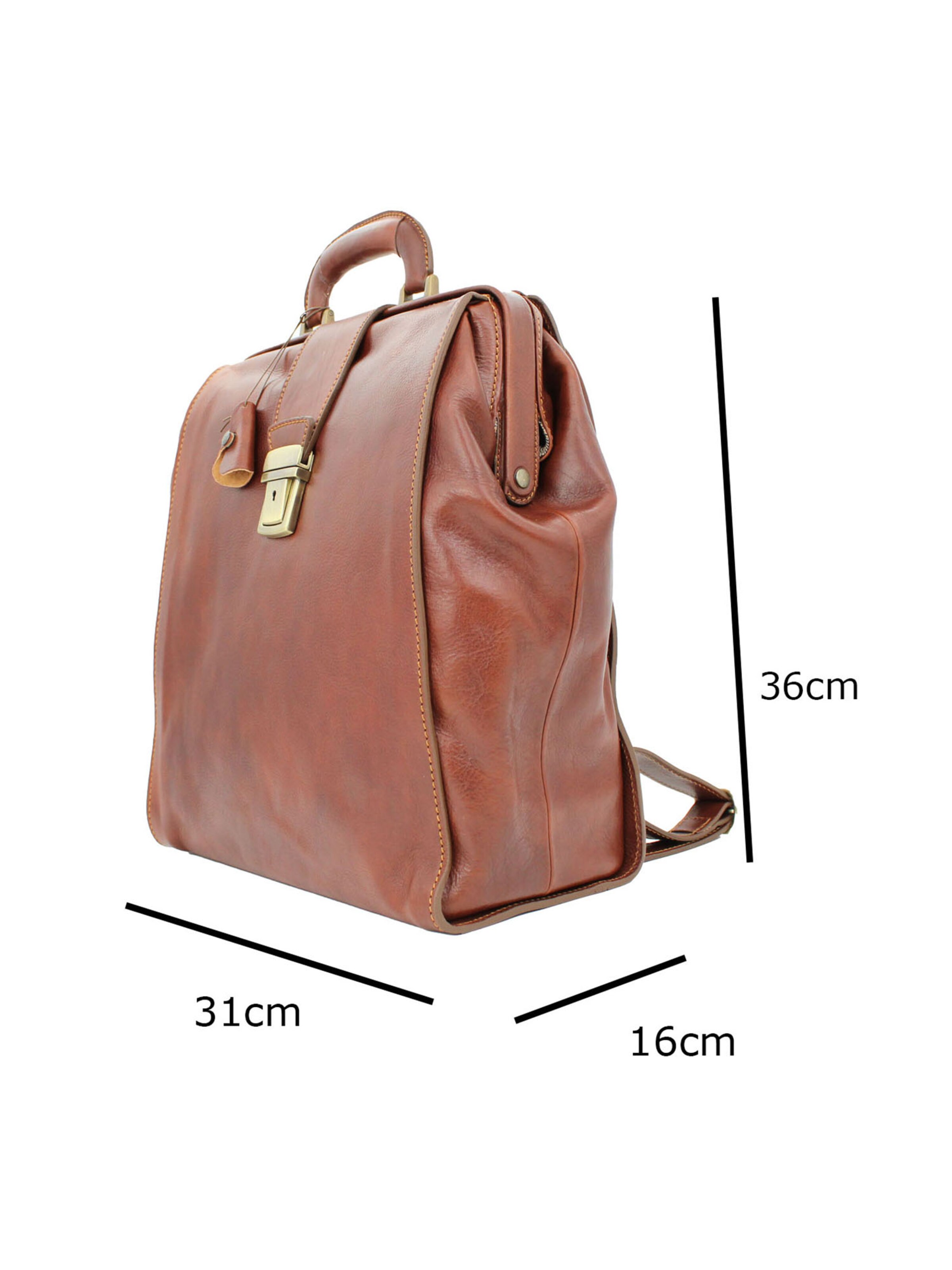 bupell Backpack 'Carmine' in Brown