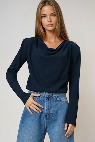 Trend Alaçatı Stili - Camiseta en azul: frente