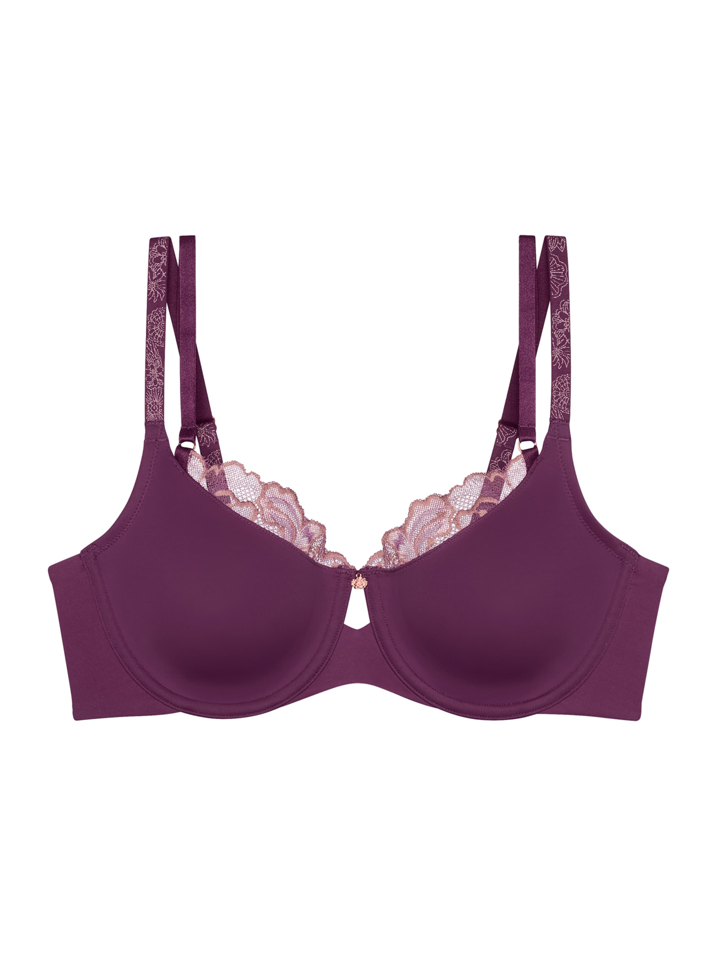 TRIUMPH - Clásico Sujetador ' Wild Gardenia Florale ' en lila: frente
