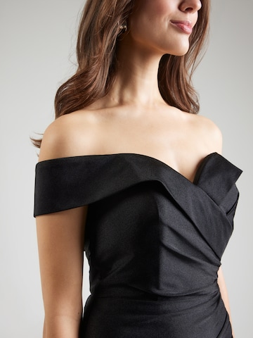 Robe de cocktail mascara en noir