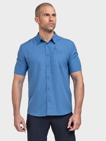 Schöffel Regular Fit Hemd 'CIRC' in Blau: Vorderseite