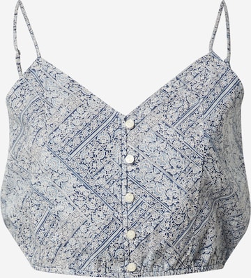 Top di American Eagle in blu: frontale