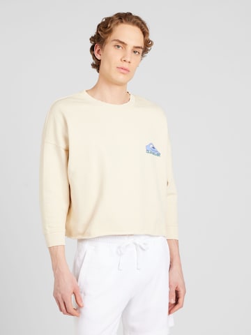 QUIKSILVER Sweatshirt in Beige