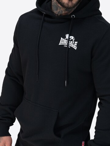 LONSDALE - Sweatshirt 'Claughton' em preto