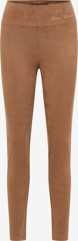 Regular Leggings BRUNO BANANI en marron : devant