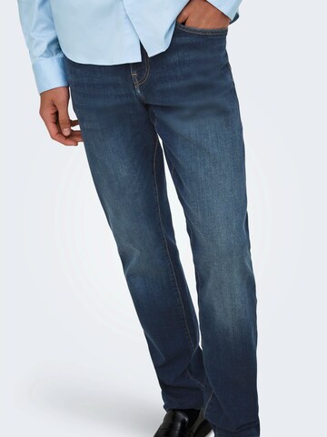Only & Sons Regular Jeans 'ONSWeft' in Blau
