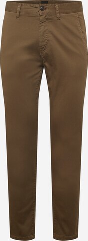 BOSS Chino kalhoty 'Taber' – zelená: přední strana
