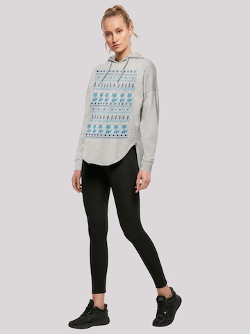 F4NT4STIC Sweatshirt 'Christmas Fuchs Weihnachten ' in Grey