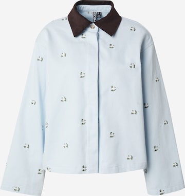 PIECES - Chaqueta de entretiempo 'PCFemba' en azul: frente