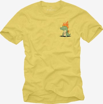 MAKAYA Shirt in Gelb: Vorderseite