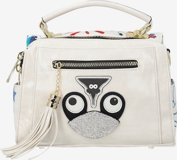 myMo Pop - Bolso de hombro 'Pop Eyetheme' en blanco: frente