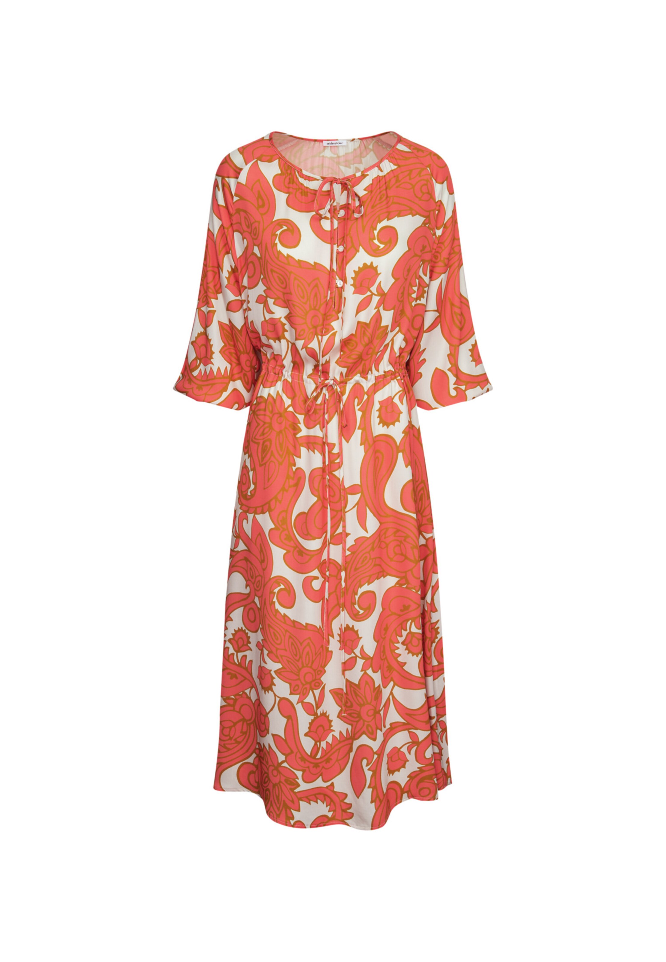 SEIDENSTICKER Kleid 'Schwarze Rose' in Pink: Vorderseite