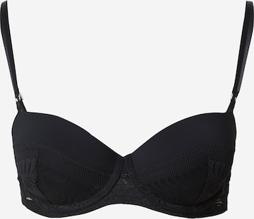 Calvin Klein Underwear Balconette Bra in Black: front