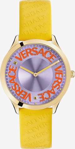VERSACE Uhr in Gelb: Vorderseite