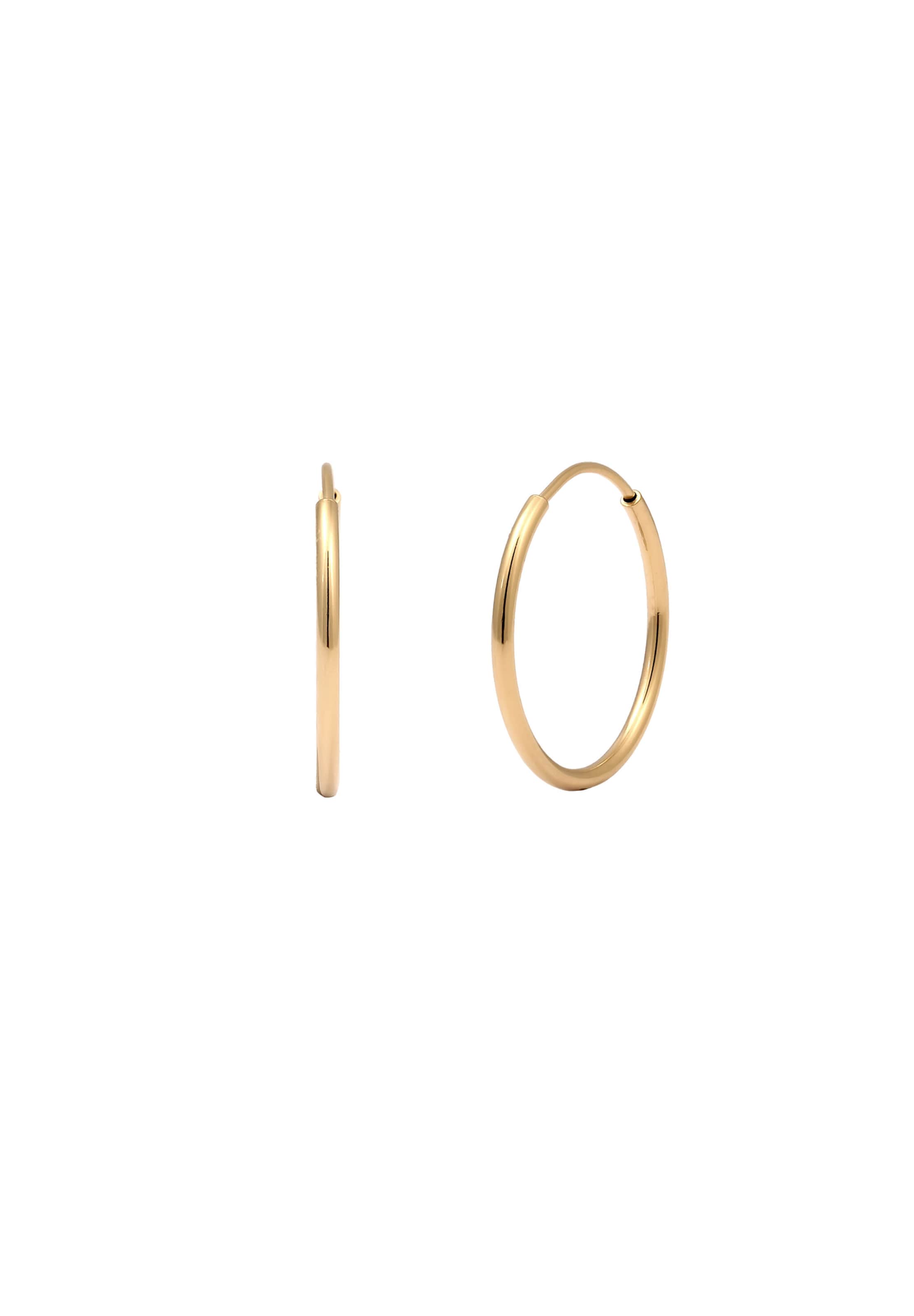 Stilnest Ohrringe in Gold: Vorderseite