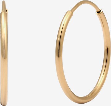 Stilnest Earrings in Gold: front