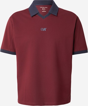 Calvin Klein Jeans Tričko - Červená: predná strana