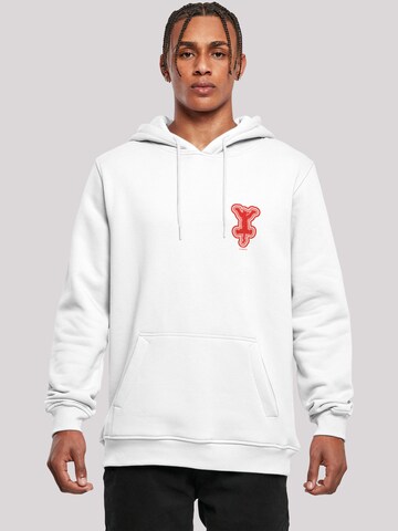 F4NT4STIC Sweatshirt 'Disney Winnie Puuh Der Bär' in Wit: voorkant