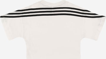 ADIDAS SPORTSWEAR Performance Shirt 'Organic  Future Icons 3-Stripes Loose' in White