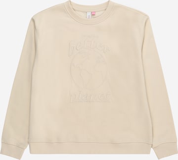 Sweat-shirt 'OCTAVIA' Vero Moda Girl en beige : devant