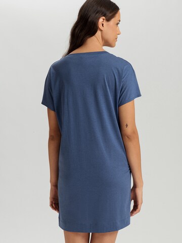 Hanro Nachthemd 'Laura' in Blauw