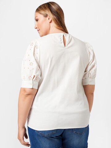 Camicia da donna 'HERYL' di ONLY Curve in bianco