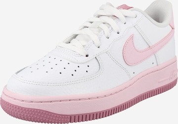 Baskets 'Air Force 1' Nike Sportswear en blanc : devant