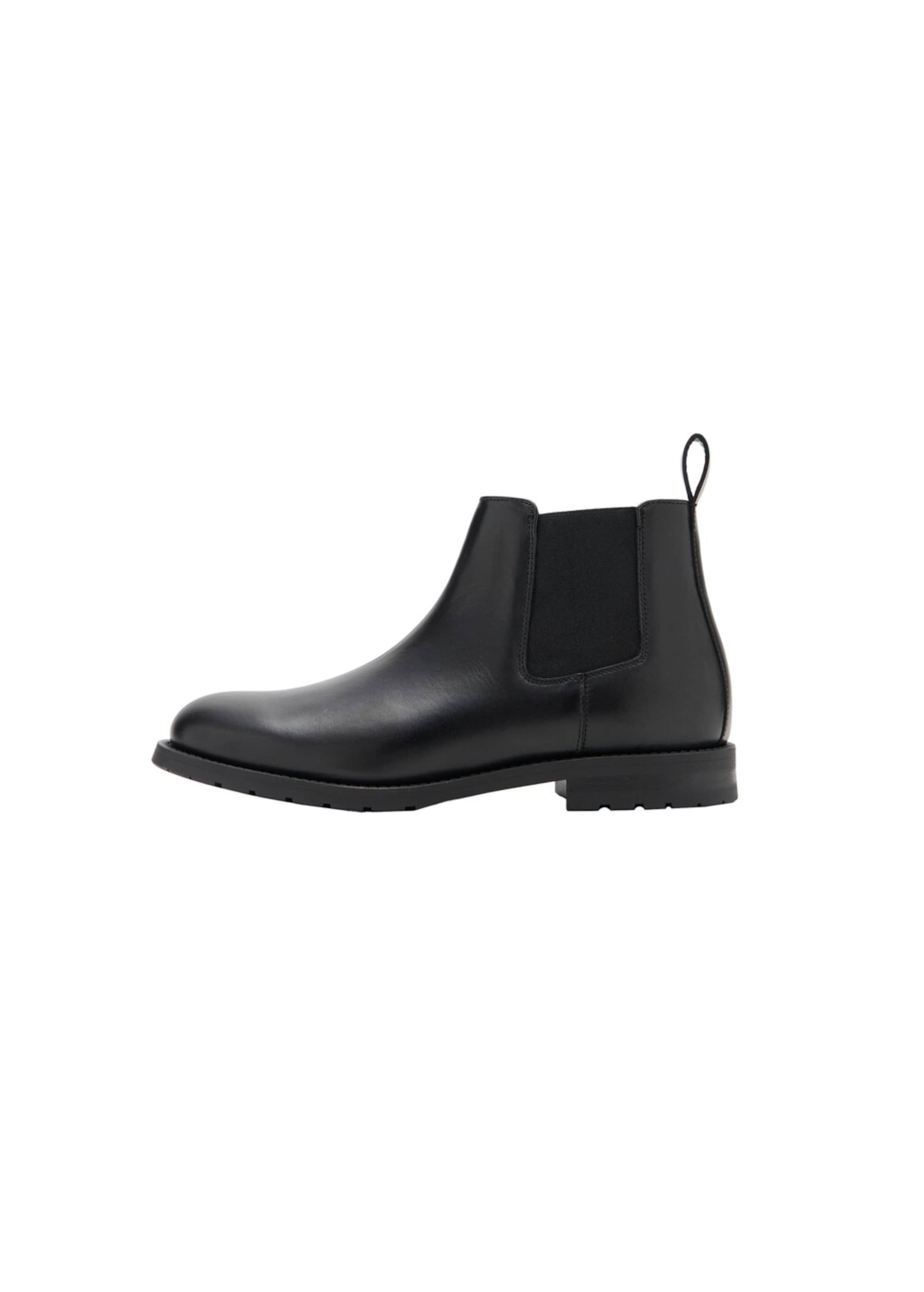 MANGO MAN Chelsea Boots in Schwarz: Vorderseite