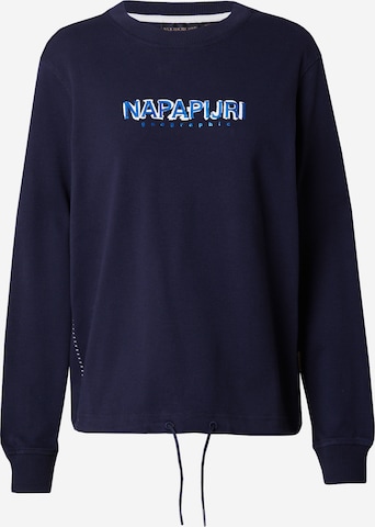 NAPAPIJRI Sweatshirt 'KREIS' in Blue: front