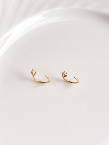 Kamakula Earrings 'Mini C' in Gold