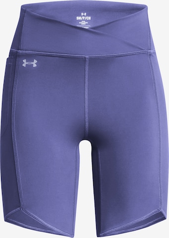 UNDER ARMOUR Skinny Workout Pants 'Motion Crossover Bike' in Purple: front