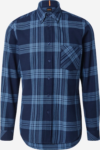 BOSS Hemd 'Rickert_M' in Blau: Vorderseite