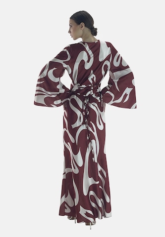 Elara Jurk 'Abaya' in Rood