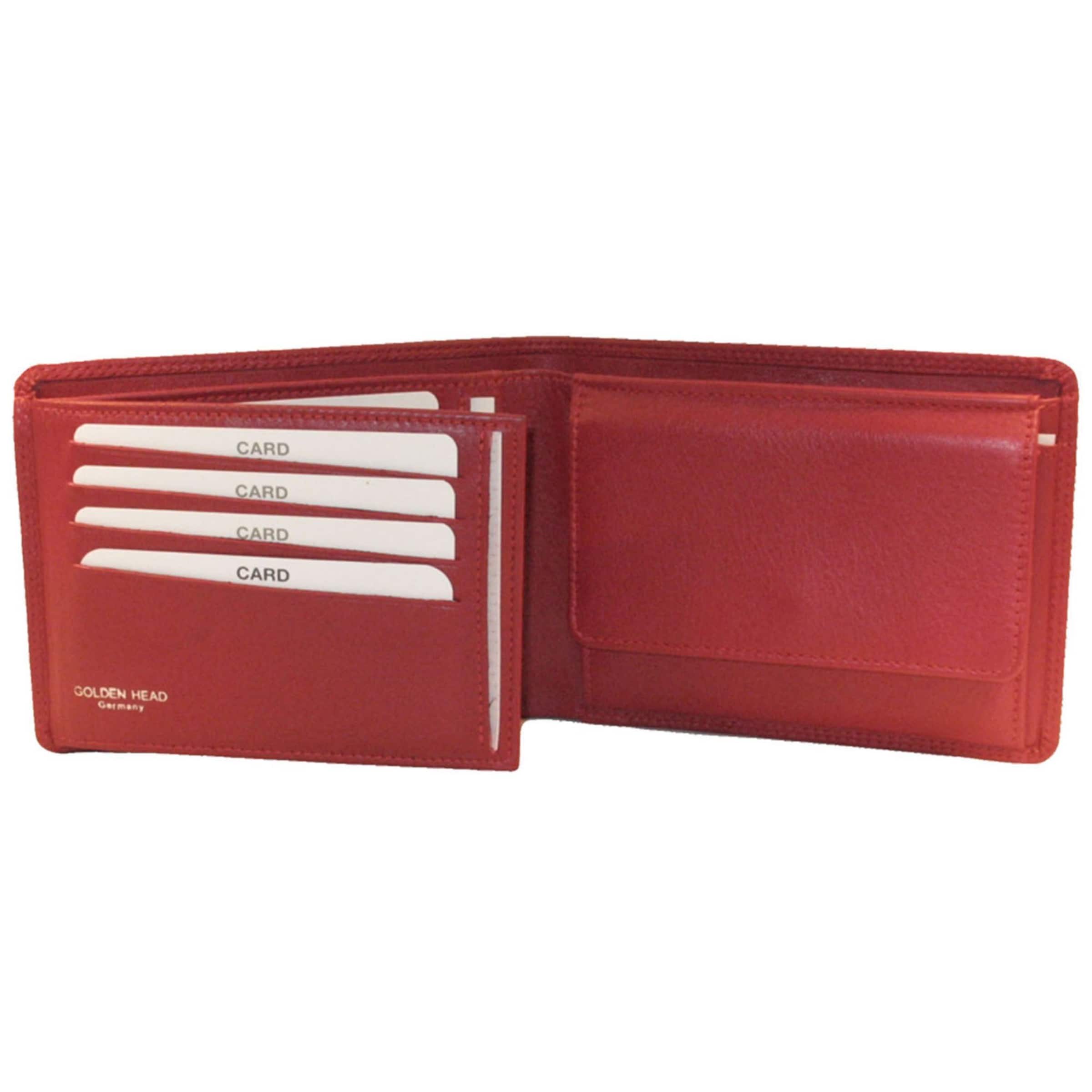 GOLDEN HEAD Portemonnee 'Polo' in Rood