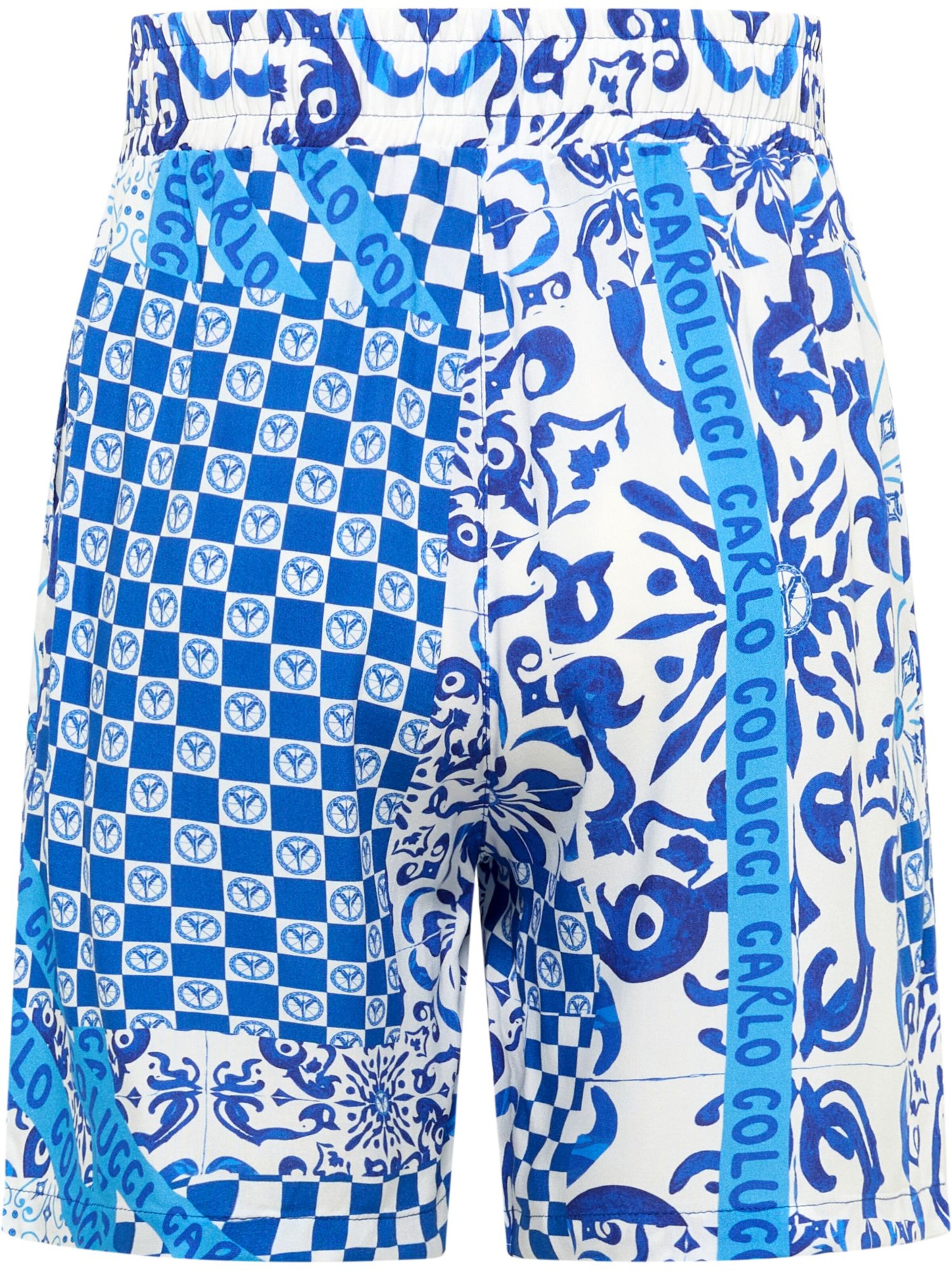 Carlo Colucci Regular Trousers 'Fedrigotti' in Blue